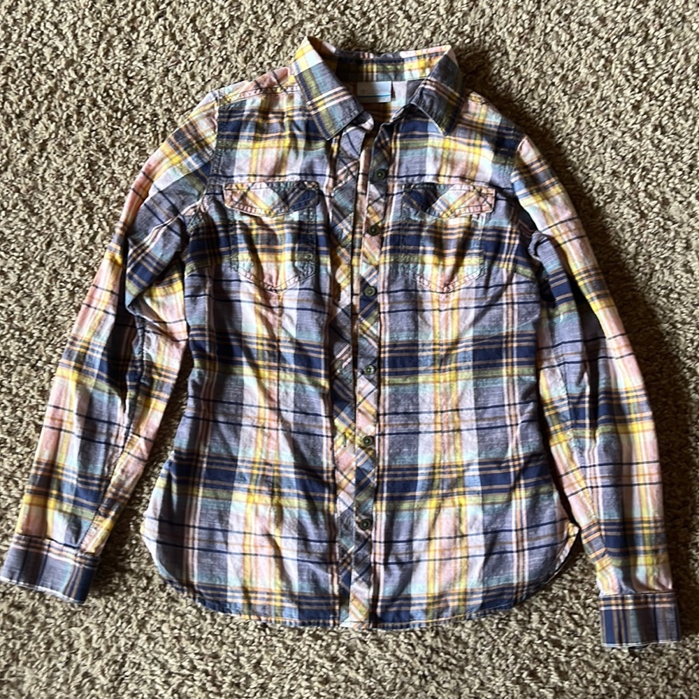 Columbia long sleeve button up